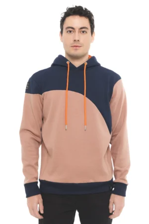 HOODIE SANFERROME VELVET AZUL / MOCA
