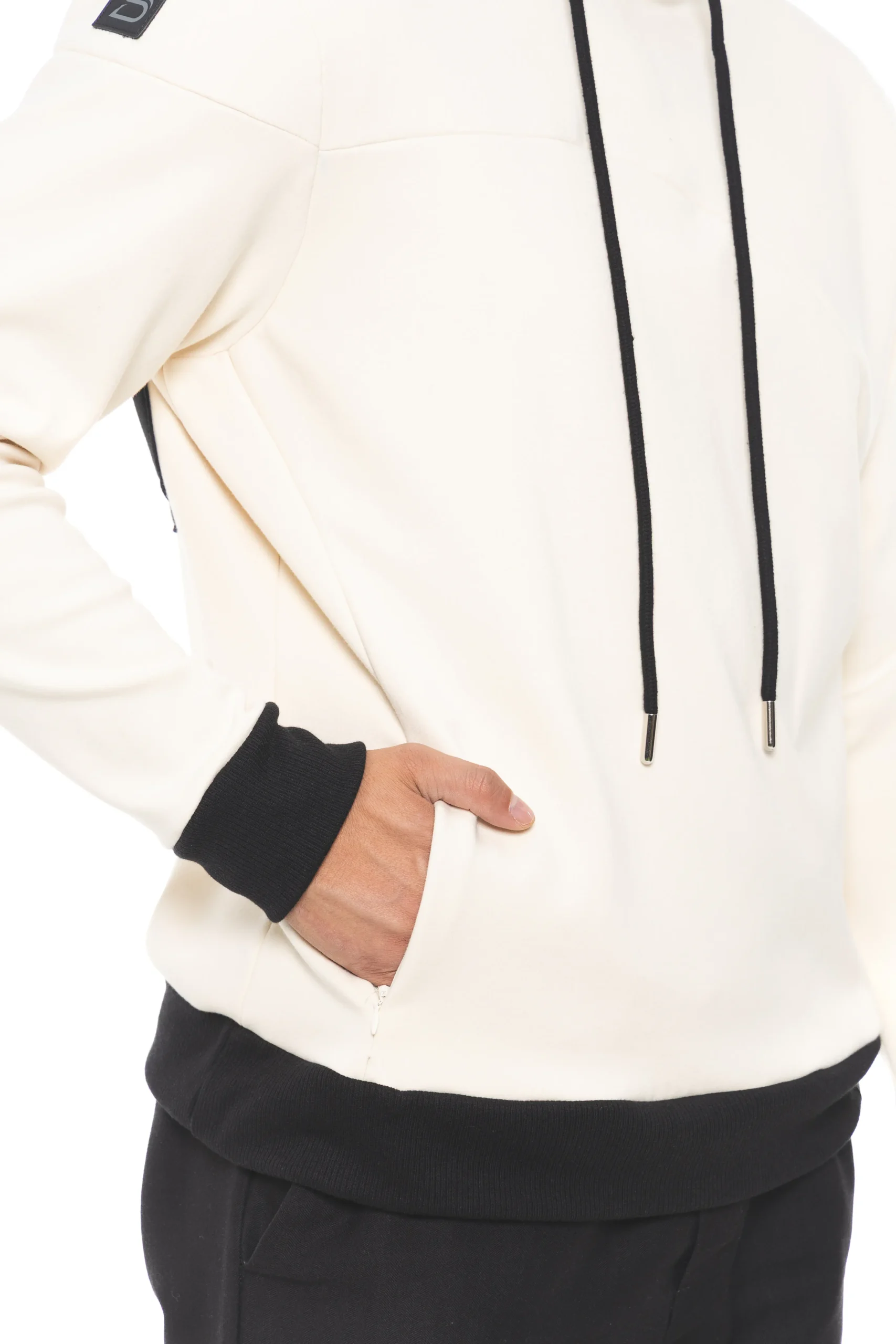 HOODIE SANFERROME VELVET PERLA - Imagen 4