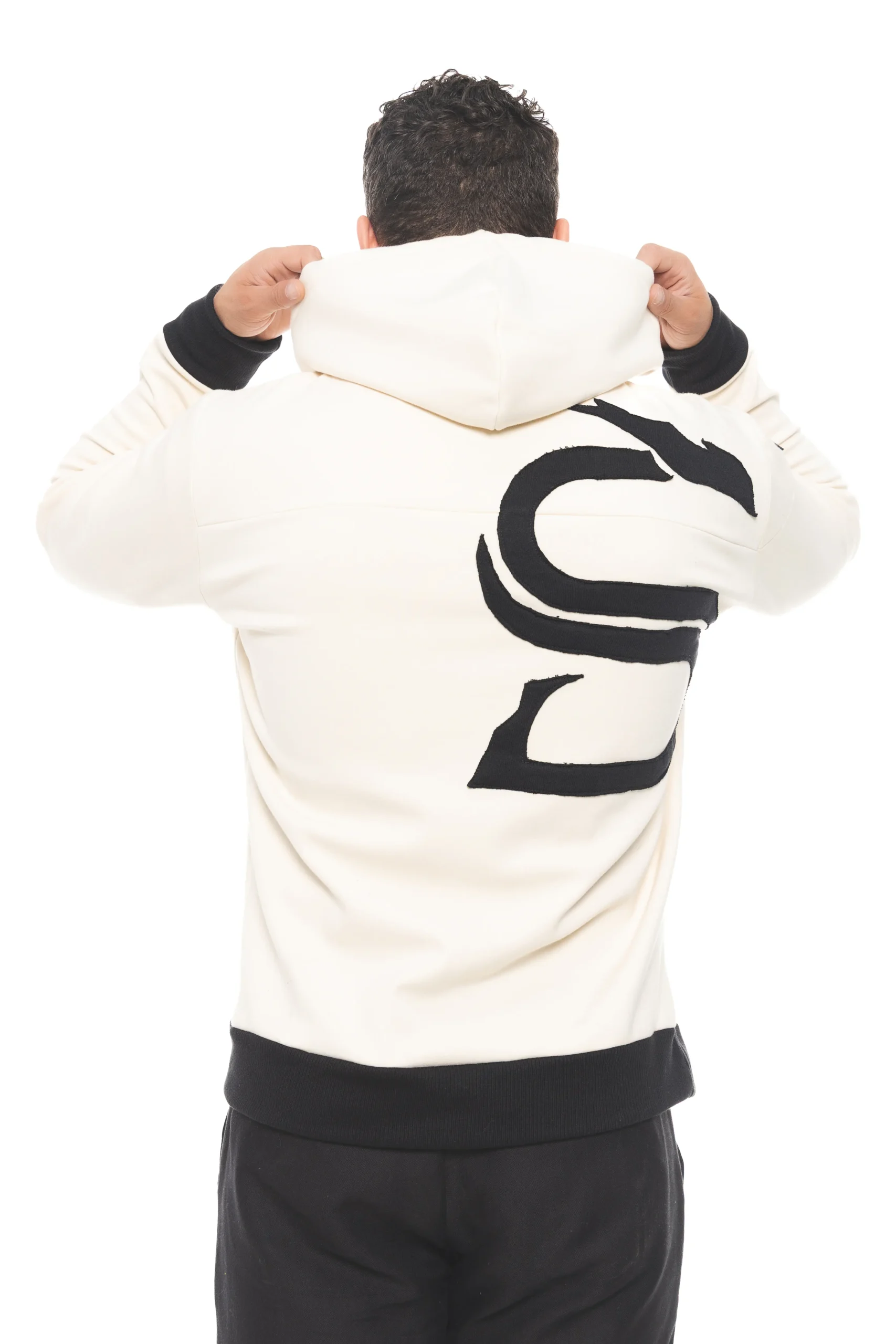 HOODIE SANFERROME VELVET PERLA - Imagen 3