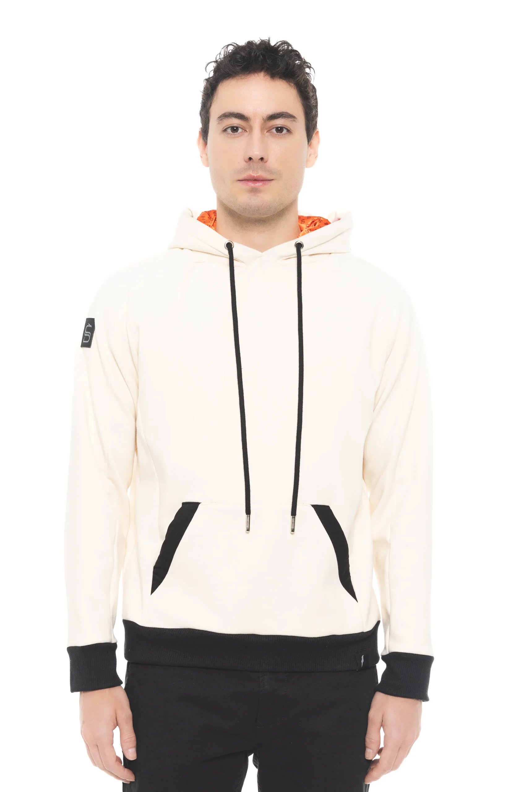 HOODIE BORDADO VELVET PERLA