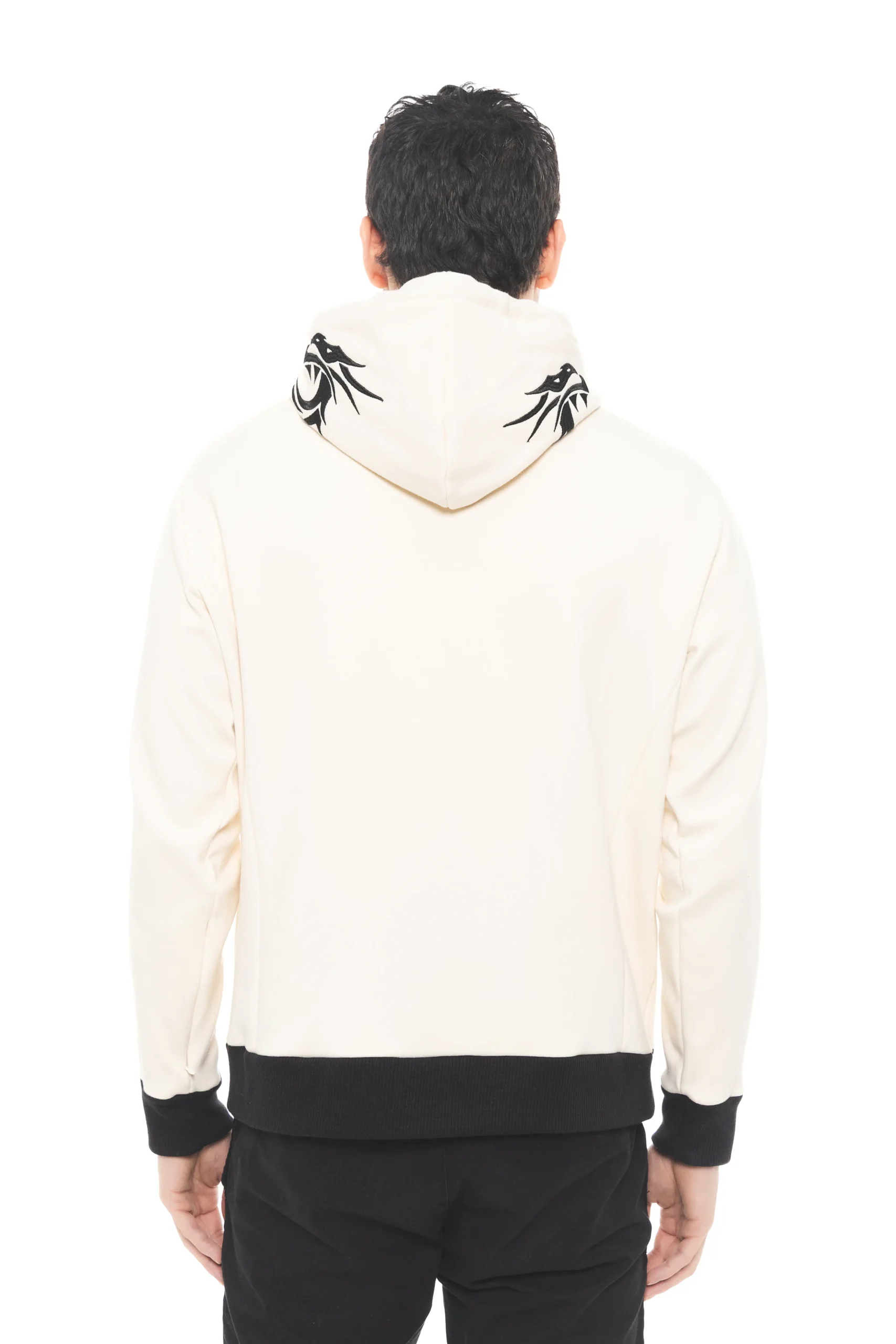 HOODIE BORDADO VELVET PERLA - Imagen 2