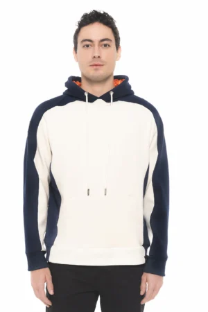 HOODIE BORDADO VELVET BICOLOR AZUL PERLA