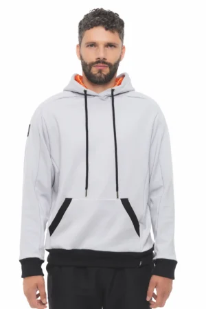 HOODIE BORDADO VELVET GRIS