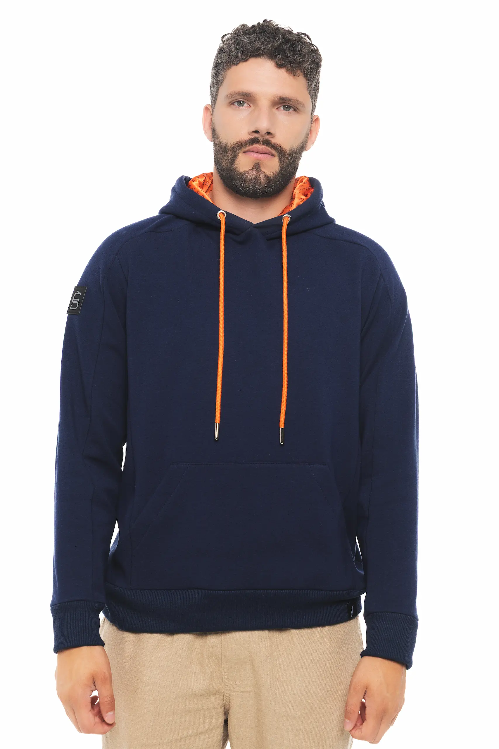 HOODIE BORDADO VELVET AZUL