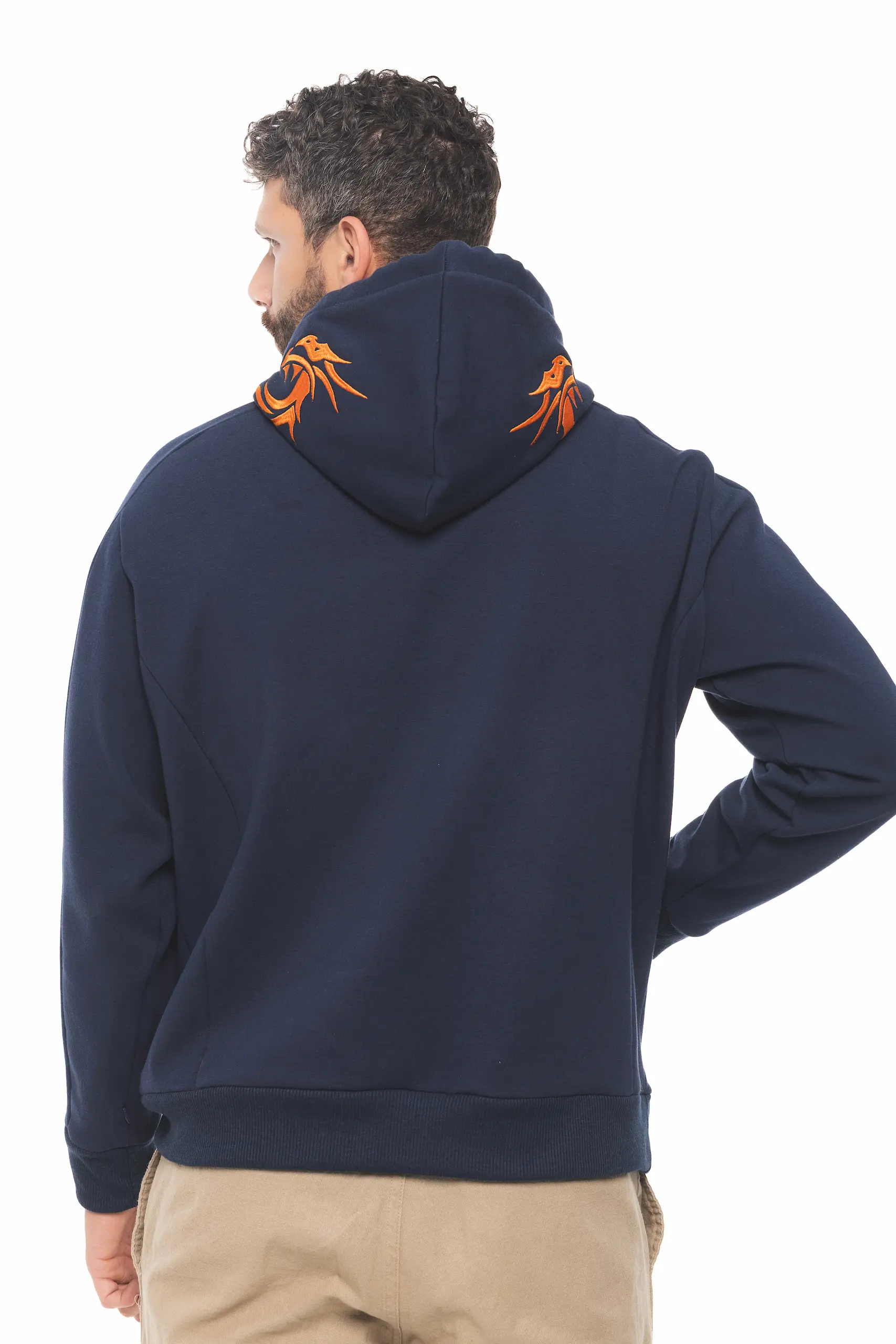 HOODIE BORDADO VELVET AZUL - Imagen 4