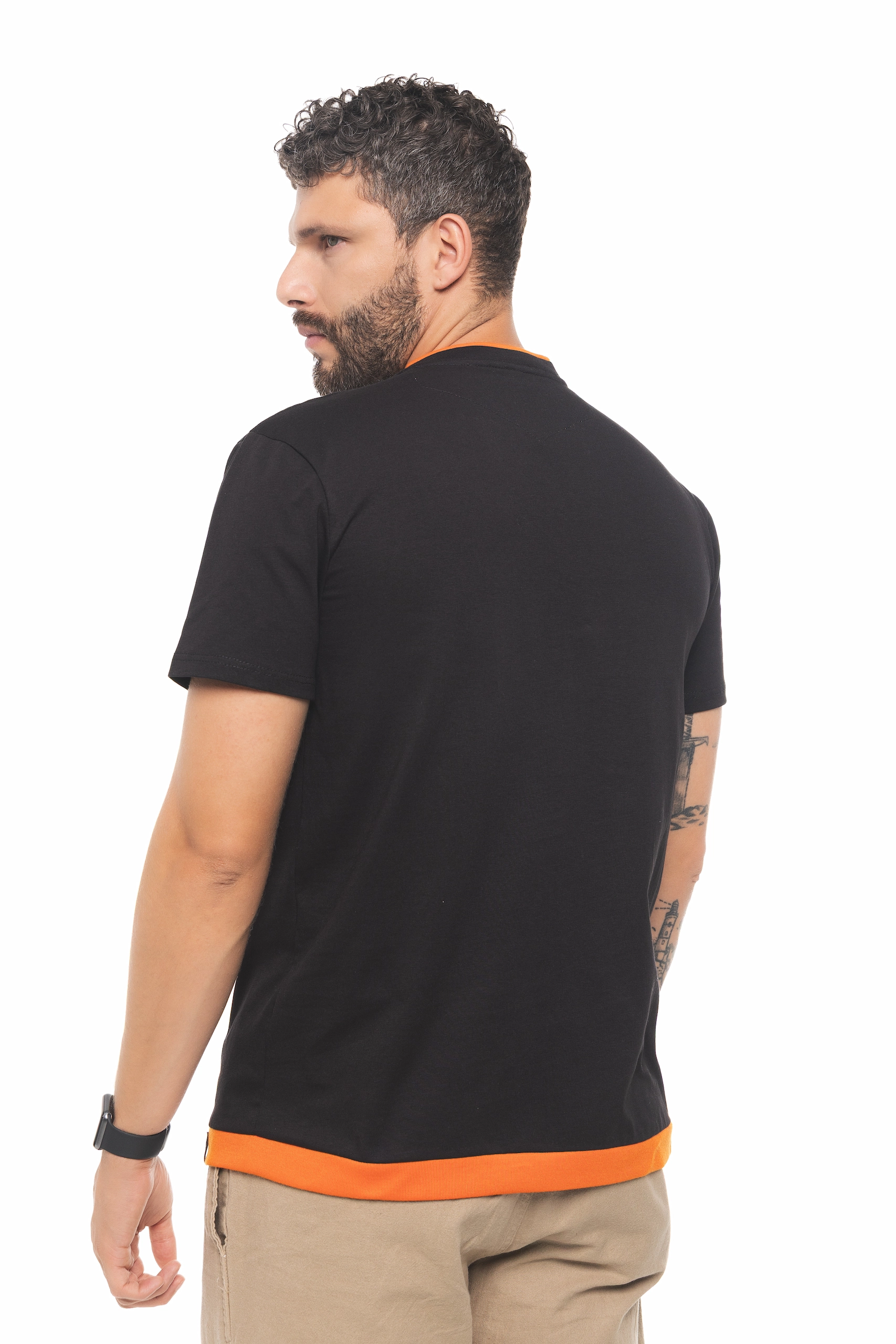 CAMISETA BÁSICA NEGRA - Imagen 3