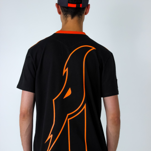 CAMISETA ESTAMPADO NEGRO NARANJA 3