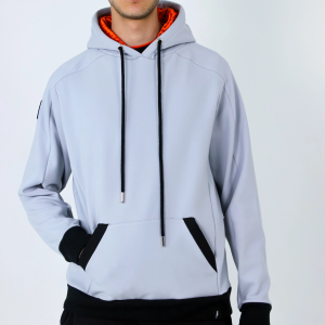 HODDIE BORDADO GRIS