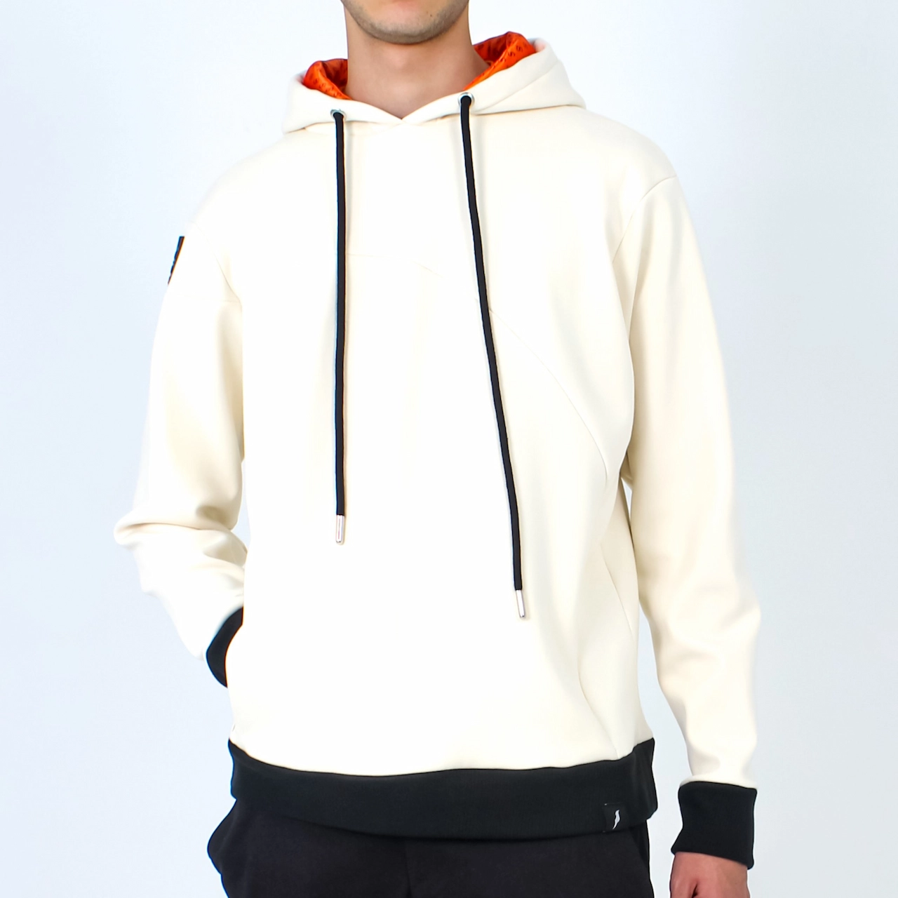 HOODIE SANFERROME VELVET PERLA