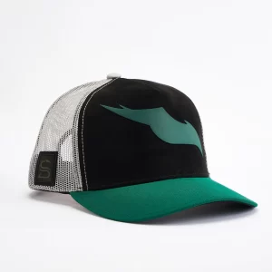 GORRA MALLA GAMUZA VERDE